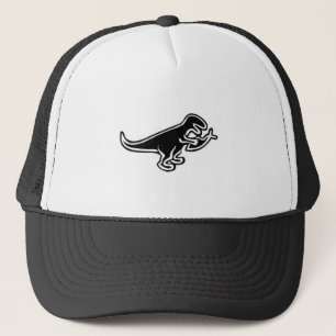 Casquette Dinosaure mangeant des poissons de Jésus