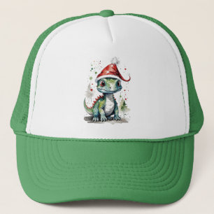 Casquette Dinosaure pour bébé de Noël à Santa Hat