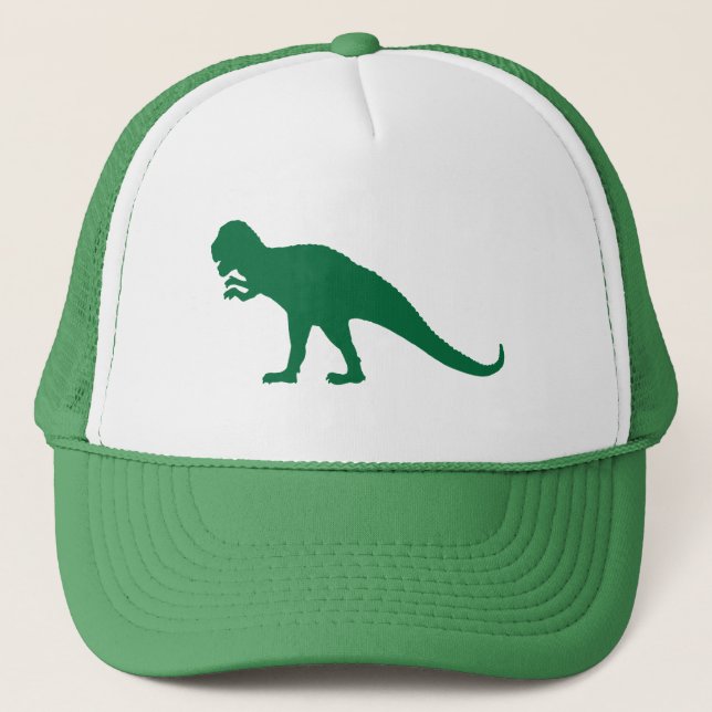 Casquette Dinosaure Vert (Devant)