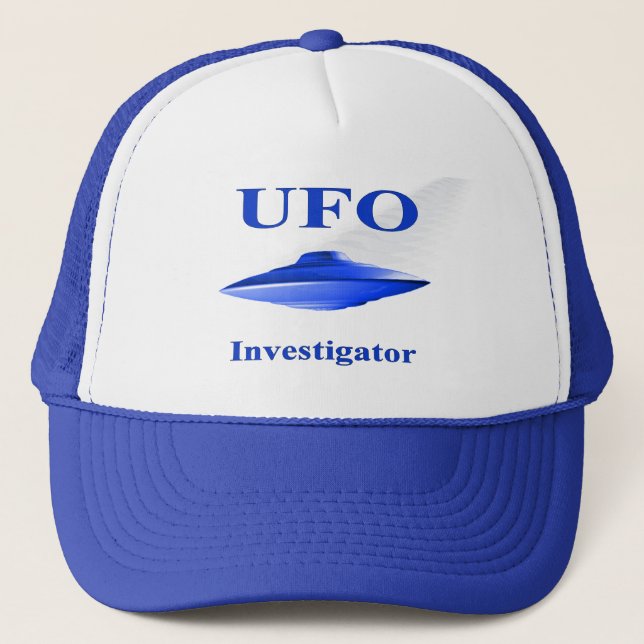 Casquette d'investigateur d'UFO - bleu (Devant)