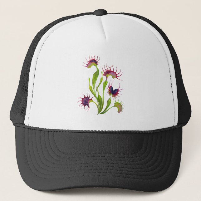 Casquette Dionaea attrape-mouche lumineuse (Devant)
