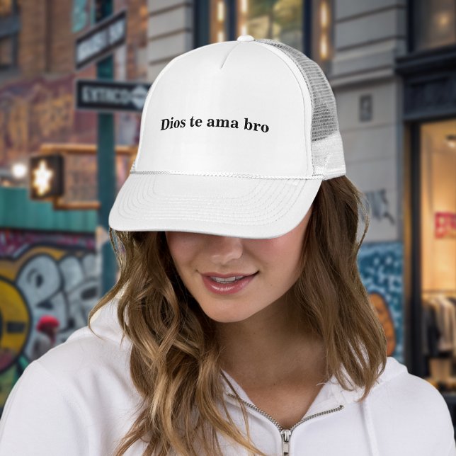 Casquette Dios Te Ama Bro Gorra – Fe Urbana con Estilo Retro (Créateur téléchargé)
