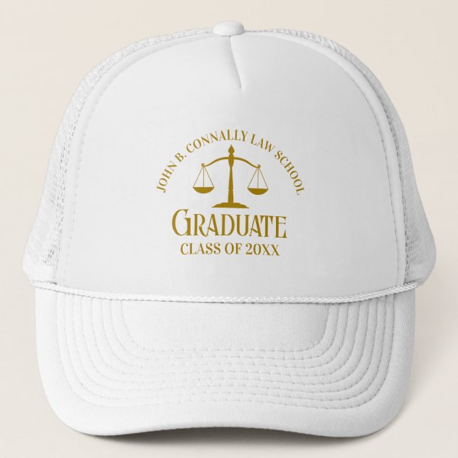 Casquette Diplômé de la Chic Gold Law School (Devant)