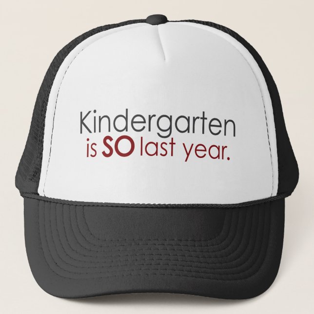 Casquette Diplômé drôle de jardin d'enfants (Devant)