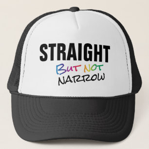 Casquette Directement mais pas allié de l'arc-en-ciel LGBT