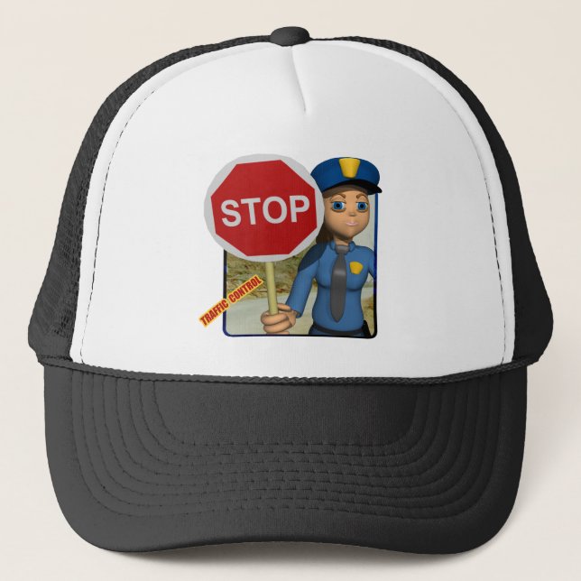 Casquette Dirigeant de contrôle de la circulation (Devant)