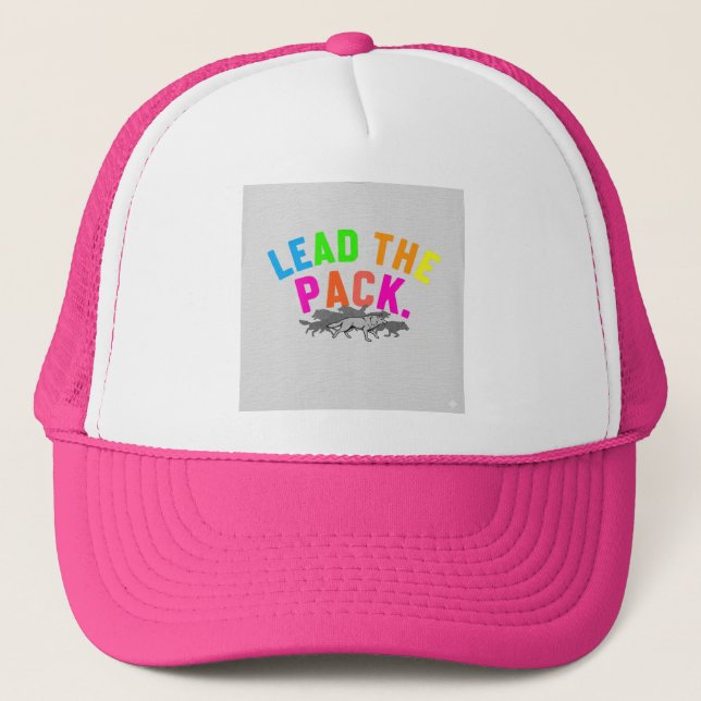 Casquette Diriger le pack, le design des T-shirts. (Devant)
