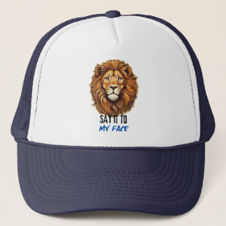 Casquette Dis-Le À Mon Visage, Kamala Harris, Face Lion.