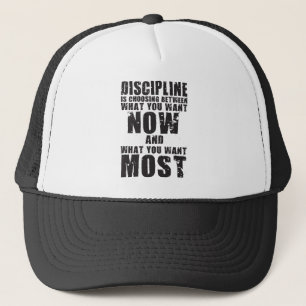 Casquette DISCIPLINE - Mots motivants