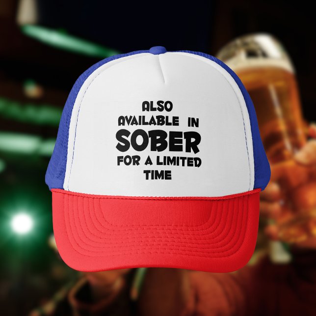 Casquette Disponible dans SOBER pour un temps limité drôle (Funny drinking hat)