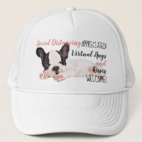 Distances sociales Boston Terrier Chiot Virtual Hu