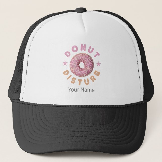 Casquette Disturbe de Donut Chill et Snack Drôle Drôle Douce (Devant)