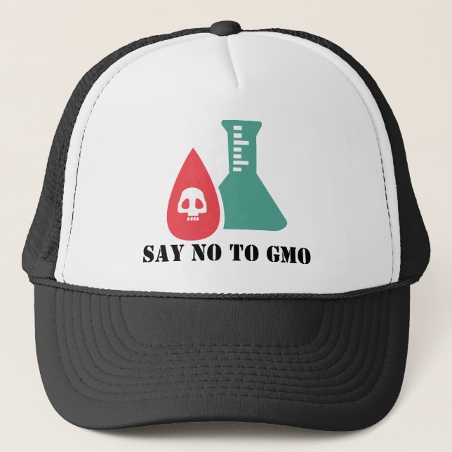 Casquette Dites non à GMO (Devant)