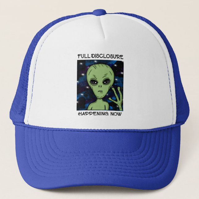 Casquette Divulgation complète de l'événement Alien et OVNI (Devant)