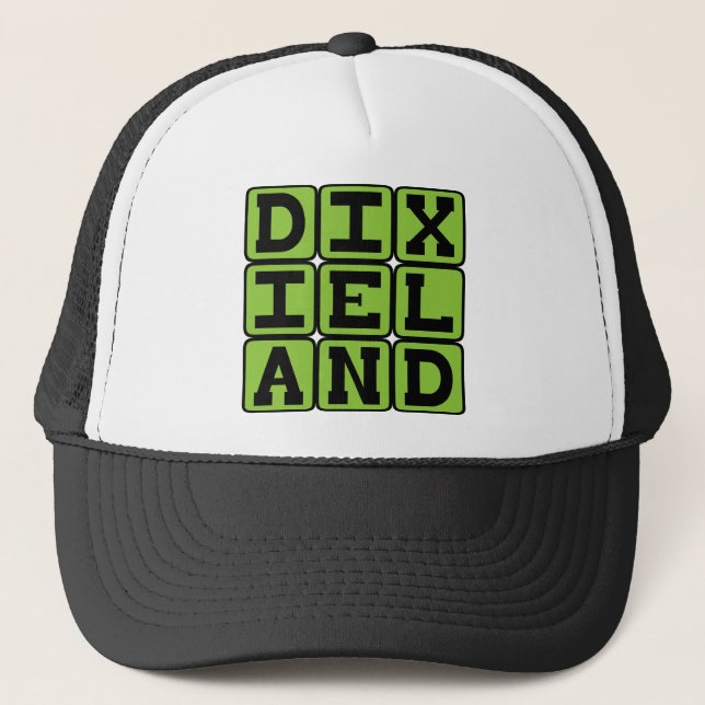 Casquette Dixieland, Genre musical (Devant)
