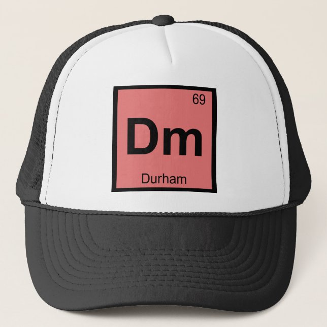 Casquette Dm - Durham Caroline du Nord Chimie Symbole de la  (Devant)