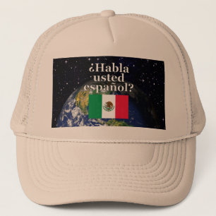 Casquette Do you speak Spanish ? Flag & Earth