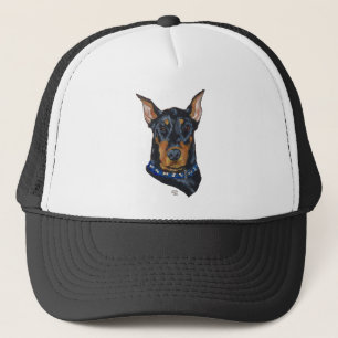 Casquette Dobermann noir Pinscher