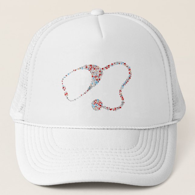 Casquette Docteur Stethescope (Devant)