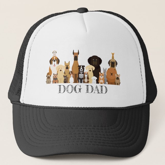 Casquette Dog DAD Shirt Doggy Friend Pet AnimalT-Shirt (Devant)