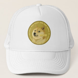 Casquette Dogecoin Wow Doge Coin Très Beaucoup Crypto Devise