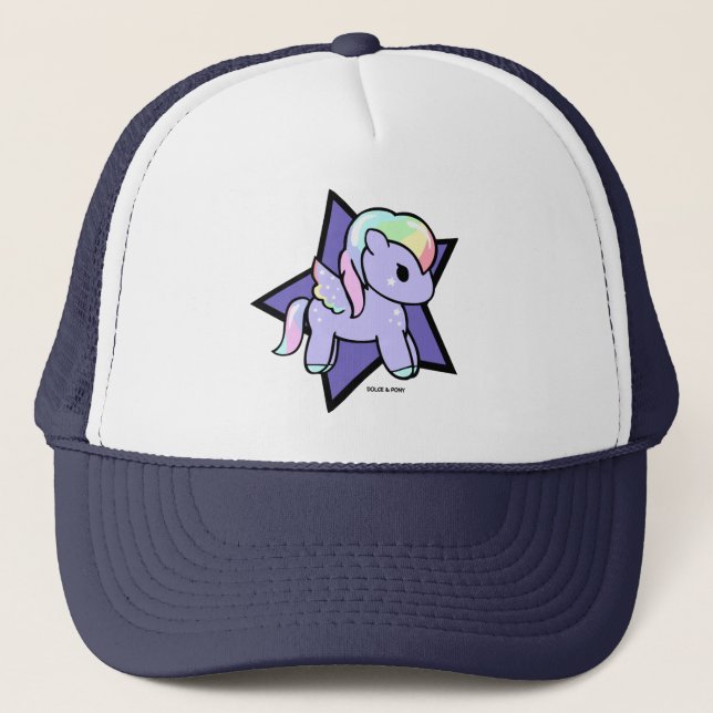 Casquette Dolce de camionneur du poney | (Devant)