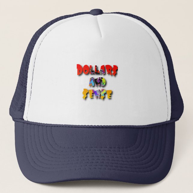 Casquette Dollar$ Et $en$e Mens Navy Blue   (Devant)