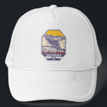 Casquette Domaine skiable de Snowbird Hiver Utah<br><div class="desc">Snowbird Design d'art hivernal mettant en valeur le paysage hivernal.</div>