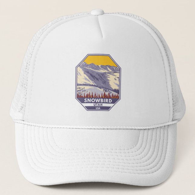 Casquette Domaine skiable de Snowbird Hiver Utah (Devant)