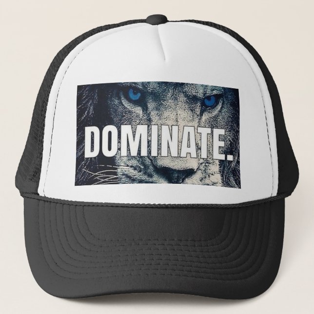Casquette Dominer - Motivation Lion (Devant)