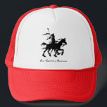 Casquette Don don Quichotte y Rocinante<br><div class="desc">Les fans de Don don Quichotte par Miguel de Cervantes aimeront cette conception simple de silhouette qui comporte Don don Quichotte et Rocinante,  son cheval maigre.</div>