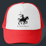 Casquette Don don Quichotte y Rocinante<br><div class="desc">Les fans de Don don Quichotte par Miguel de Cervantes aimeront cette conception simple de silhouette qui comporte Don don Quichotte et Rocinante,  son cheval maigre.</div>