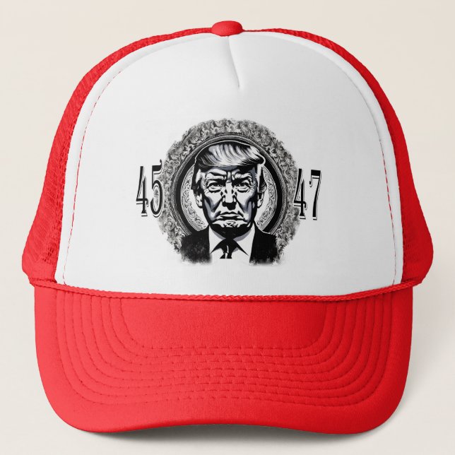 Casquette Donald Trump 45/47 (Devant)