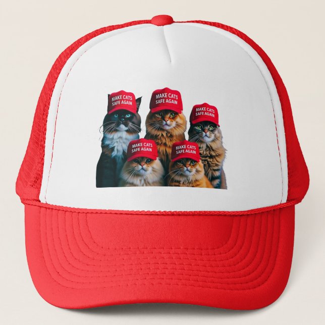 Casquette Donald Trump sécurise à nouveau les chats Casquett (Devant)