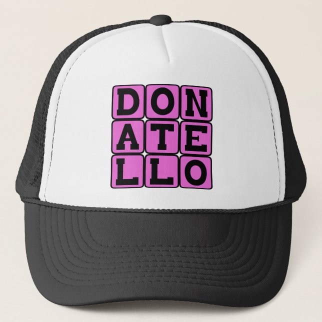Casquette Donatello, artiste de la Renaissance (Devant)