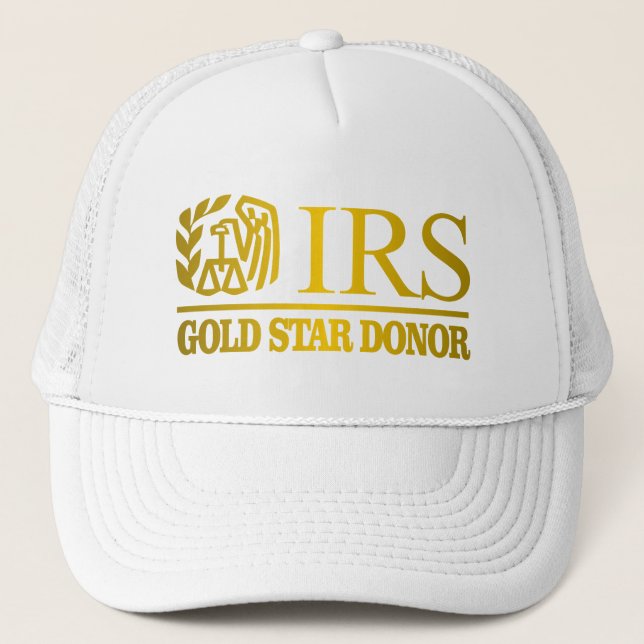 Casquette Donateur de l'étoile d'or IRS (Devant)