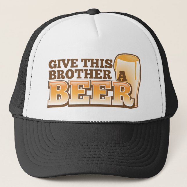 Casquette Donnez à ce frère une BIÈRE ! (Devant)