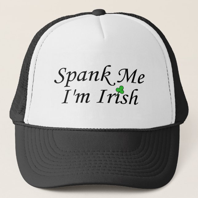 Casquette Donnez- une fesséemoi l'Irlandais Im (Devant)