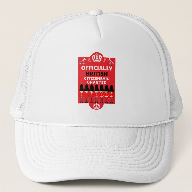 Casquette Dons de citoyenneté britannique (Devant)