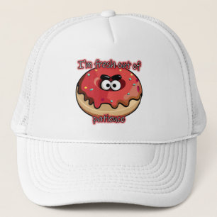 Casquette Donut en colère : Frais par patience