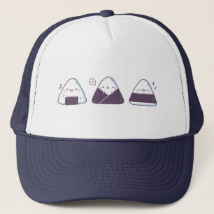 Casquette Doodle japonais d'onigiri mou et drôle