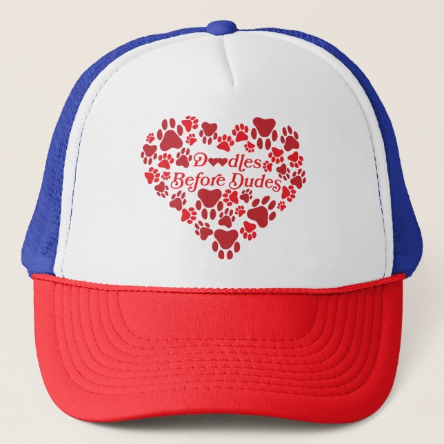 Casquette Doodles avant Dudes Heart (Devant)