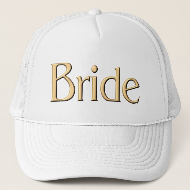 Casquette d'or de jeune mariée (Devant)