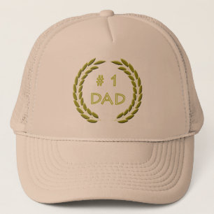 Casquette d'or de papa du numéro 1