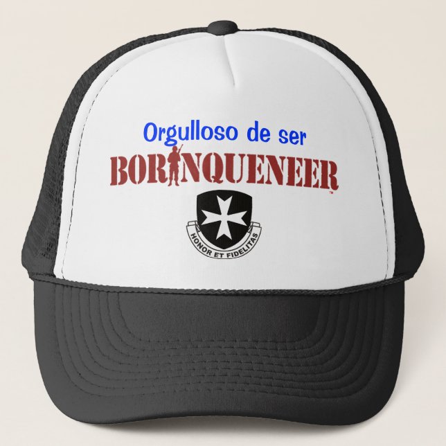 Casquette d'Orgulloso de ser Borinqueneer (Devant)