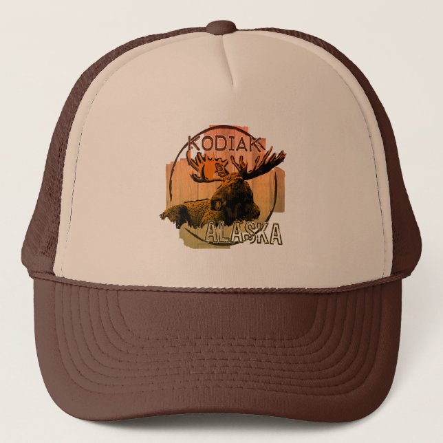 Casquette d'orignal de Kodiak Alaska (Devant)