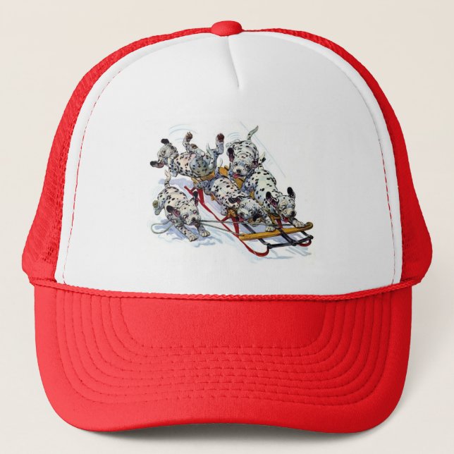 Casquette Dormir les petits dalmatiens (Devant)
