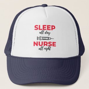 Casquette Dormir Toute La Journée Infirmière Toute La Nuit 2