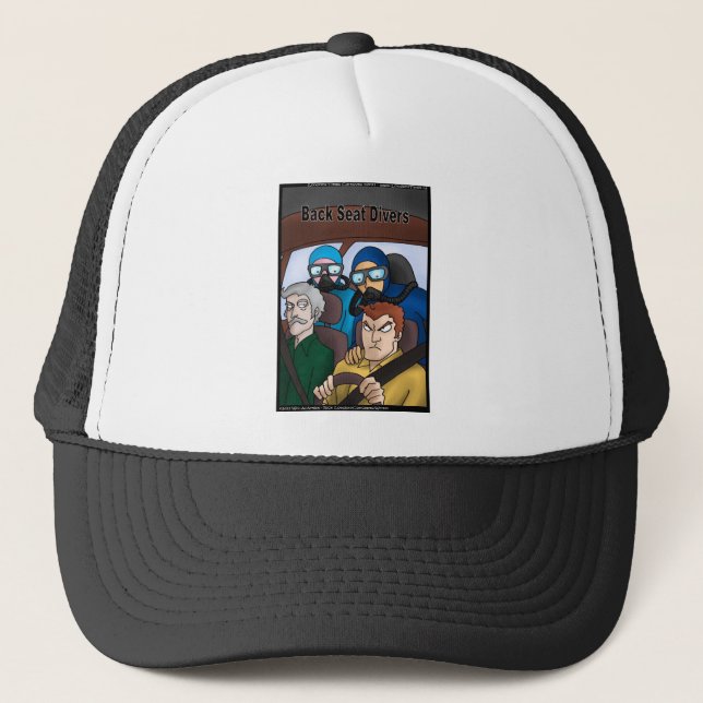 Casquette Dos Seat Divers Drôle Cadeaux Tee - shirt Cartes M (Devant)