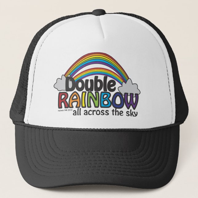 Casquette Double Arc En Arc En Ciel (Devant)